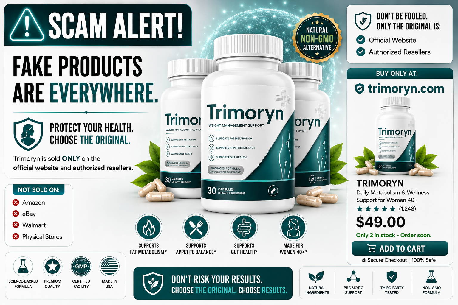 Trimoryn scam alert buy only from the official website